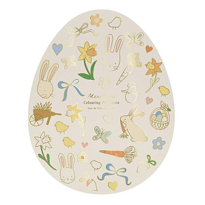 Плейсмат-разукрашка Мери Мери (Meri Meri) "Пасха", для сервировки стола, 8 шт